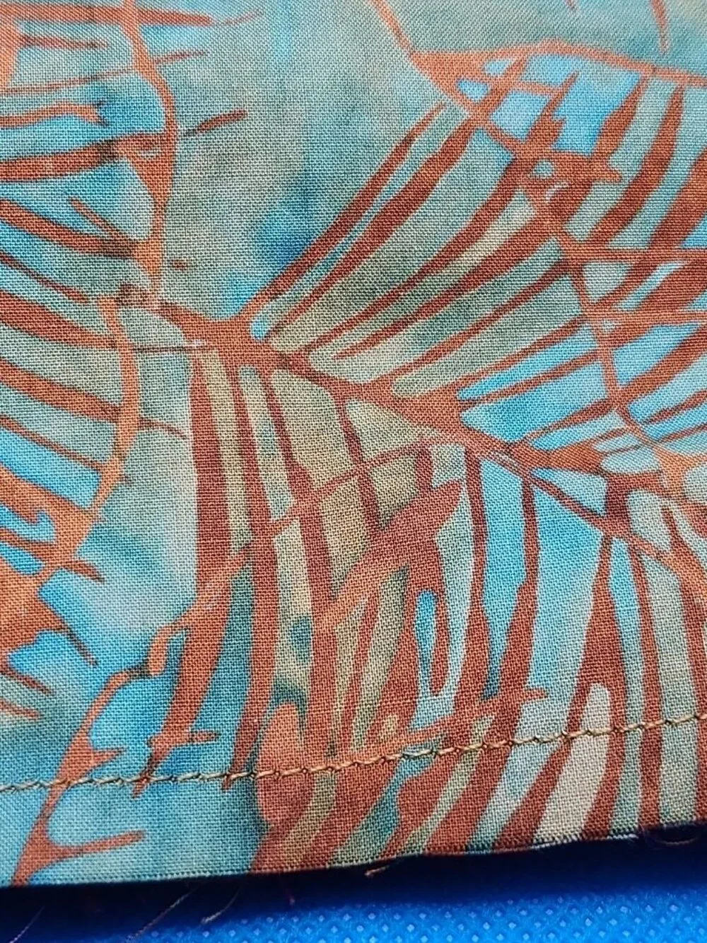 Lot 107 Fabric Pieces Batik and  Solid Assorted Colors Patterns Size